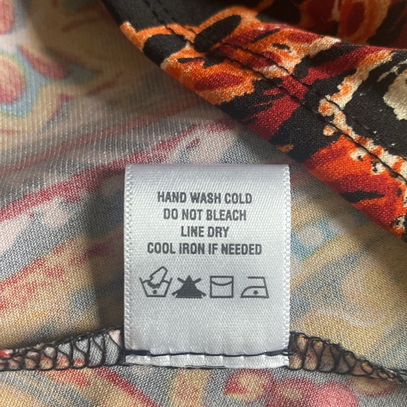 MSK PAISLEY PRINT 3/4 SLEEVE O-RING ZIP SIZE LARGE 🌟EUC🌟 - Picture 12 of 14